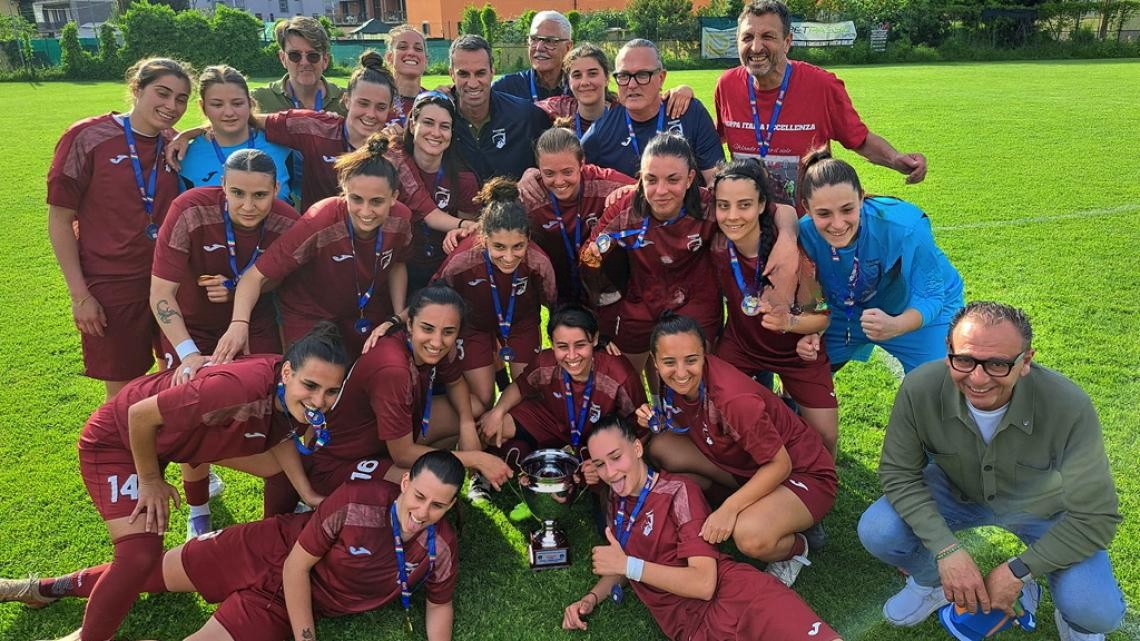 Patrick Maglie durante la preparazione atletica con il Torino Women